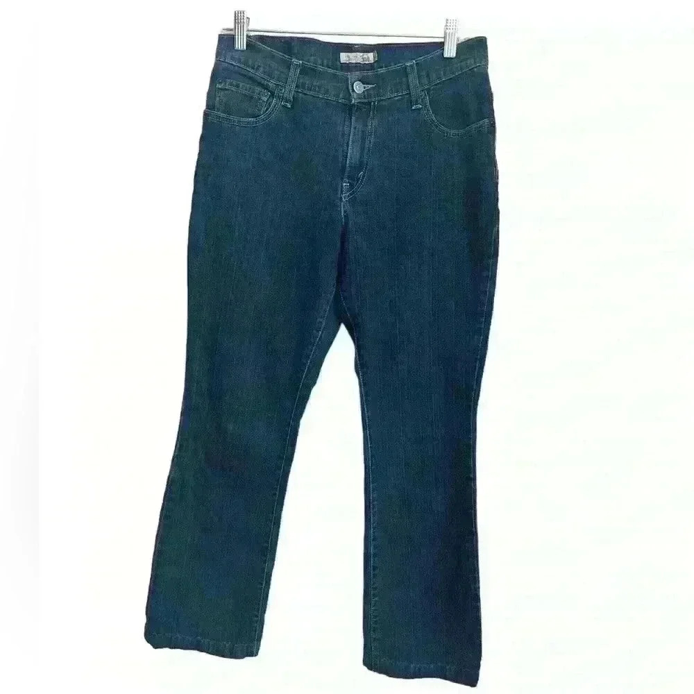 Levi’s 550 Women Jeans Blue Tag Size 8 Relaxed Bootcut Denim (D67)